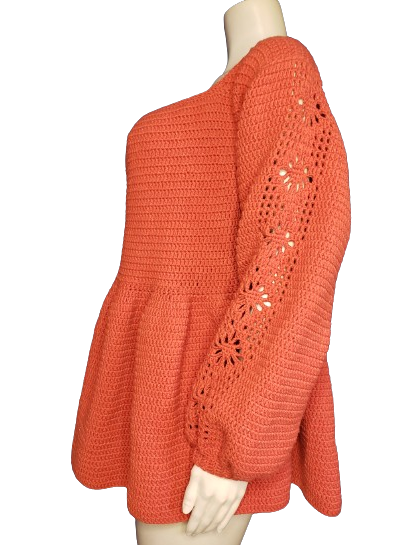Long-Sleeved Baby Doll Dress