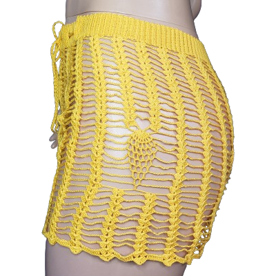 Intricate Strawberry Coverup Shorts